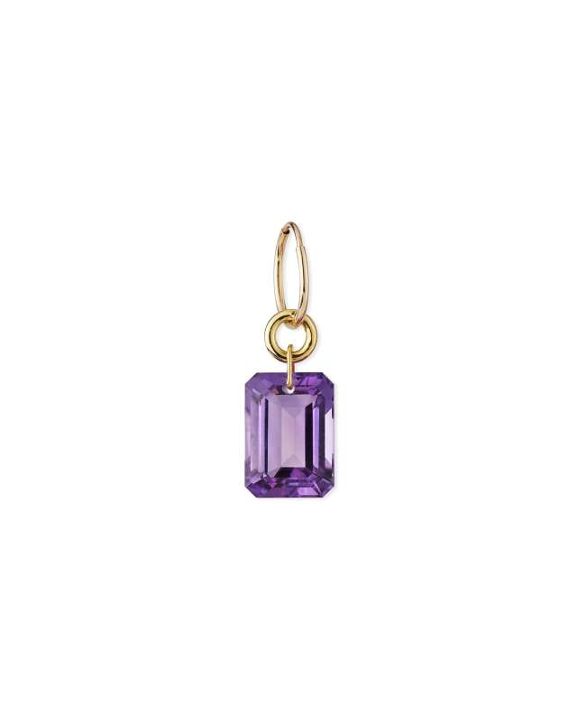 Amethyst Jumbo Earring, Single